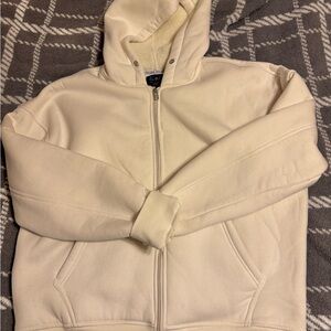 Size L Free People Sherpa Lined Zip Up